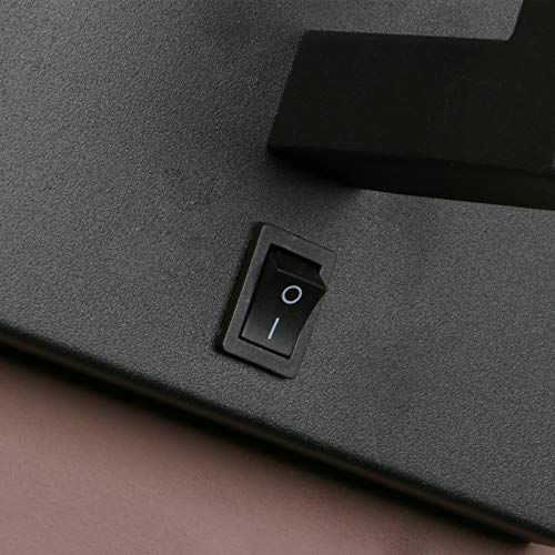 Yosoan Indoor Bedside Wall Lamp Light, 2-Pack Vintage Industrial Wall Sconce With Square Fabric Shade For Bedroom Living Room Dinning Room Hotel (Black) #TOP5