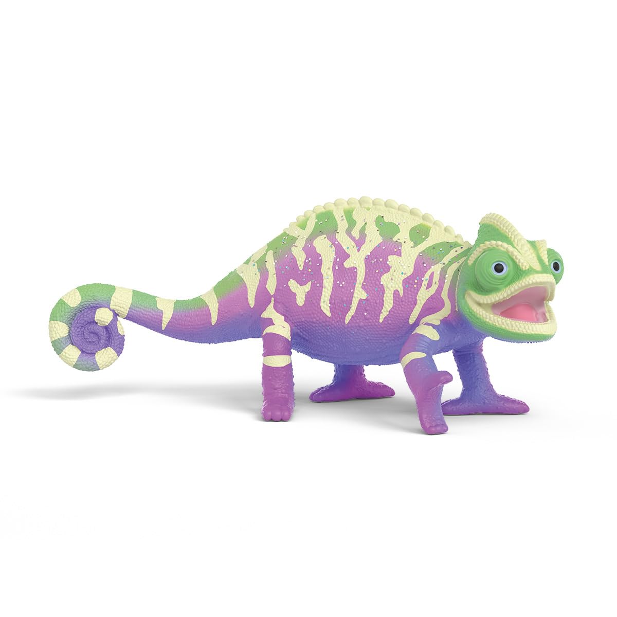 schleich DIE Schule DER MAGISCHEN Tiere | Caspar mit Regenbogenfarben 14957 | Tierfigur Chamäleon aus dem Film | detailgetreue Sammelfiguren | Geschenk für Kinder | ab 3 Jahre | 10 x 5 x 6 cm