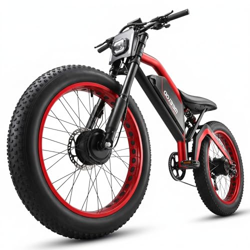 tokera 25AH 52V E-Bike 40 MPH 26" Fat Tire 3000W