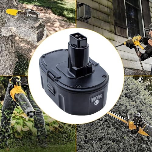 Image of DTK 7000mAh Replacement for Dewalt 18v Battery 7Ah XRP Lithium ion DC9096 DC9098 DC9099 DE9039 DE9095 DW9096 DW9098 DE9096 DE9098 DW9095 DE9503 DC9182 XRP 2Packs