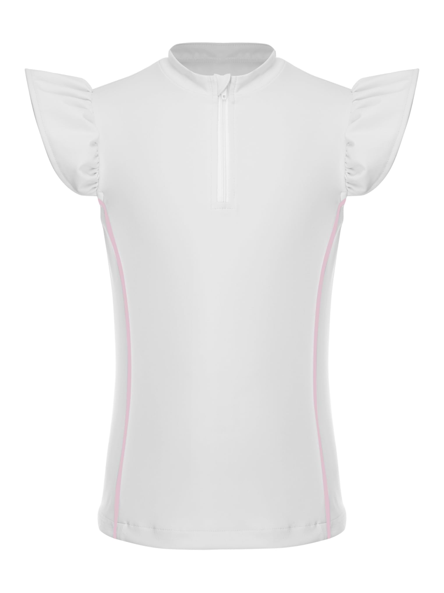 Kaerm Tshirt Bambina Camicetta Cavalcare Bambini Maglia Equitazione Atletica Maglietta Pancia di Fuori Maglietta Ballerina Campeggio