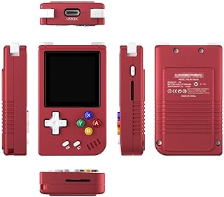 ECIS RG Nano Portable Mini Handheld Games Console, 1.54-Inch Screen Retro Video Games, 128GB Portable Retro Arcade Game Consoles, Classic Retro Game Player Built-in 8000 Games with Keychain
