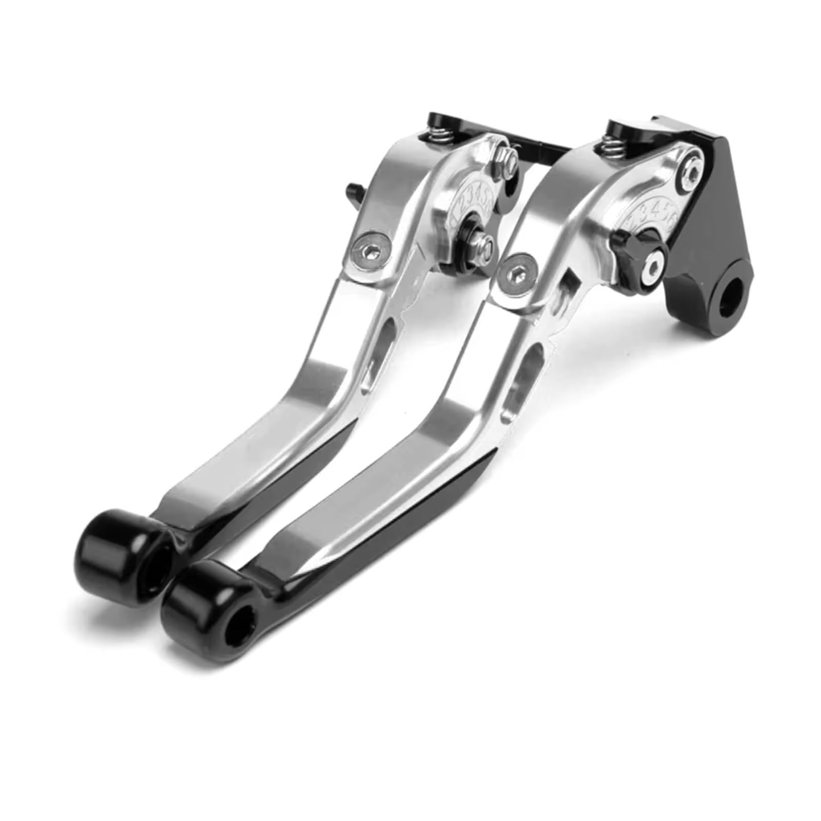 Compatibile Con Yamaha Per YZF-R6 2005-2016 Moto CNC Leva Frizione Leva Freno Set Leve Maniglia Pieghevole Regolabile Ricambi Per Moto Kit Leve Moto(Silver)