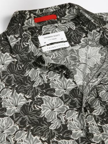 Image of Thomas Scott Men's | Printed | Half Sleeve | Regular Fit | Rayon | Spread Collar | Casual Shirt