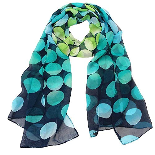YOLAI Women'S Chiffon Scarf Lightweight Scarves Fashion Floral Print Scarfs Shawl For Ladies Girls