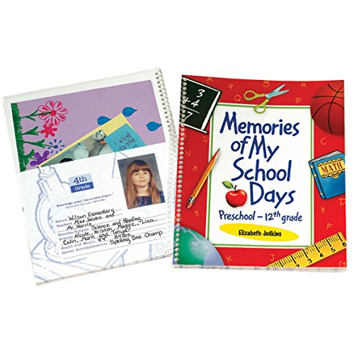 Fox Valley Traders Custom School Days Memory Book, Customized Keepsake Album for Preschool through 12th Grade, 8x10 inches, Multicolored