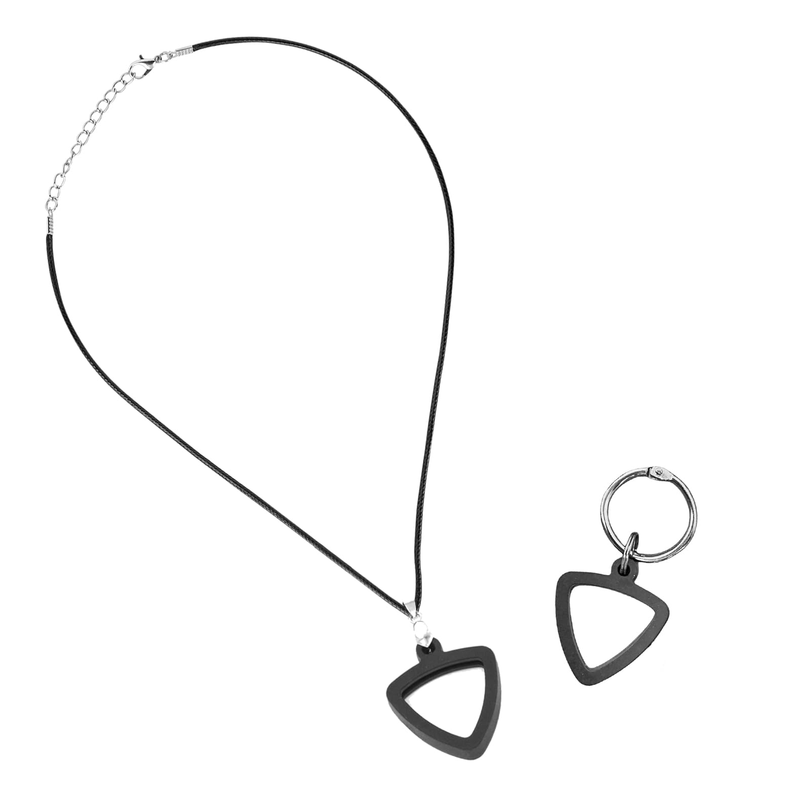 Musiin Guitar Pick Holder Necklace Compatible with Fender Dunlop D'Addario Triangle Picks - Image 3
