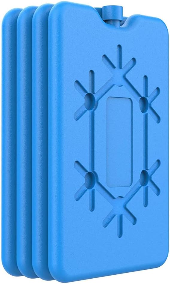 Ice Packs for Lunch Bags & Coolers,Freezer Packs for Lunch Box,Cooler Bag,Quick Freeze Reusable Ice Packs for Work, School, Picnic or Camping 4PCS