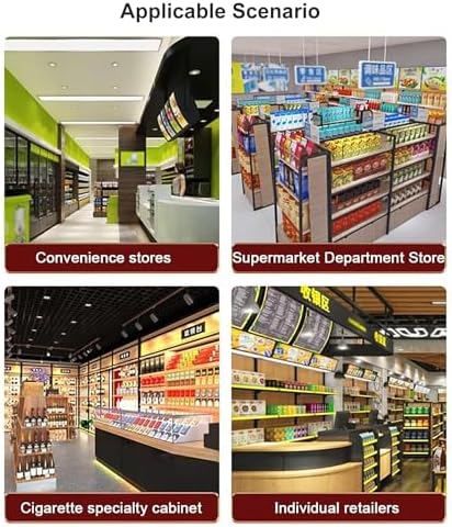 Store Display Rack Wall Mounted Storage Rack Supermarket Convenience Store Automatic Cigarette Rack Space Saving Assembled Display Cabinet,Acrylic Cigarette Case Holder - Multi-Tier Wall Mou image 5