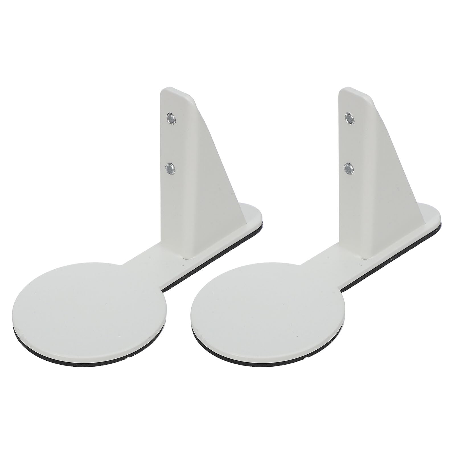 Support en acier inoxydable blanc pour panneau perforé de bureau lot de 2