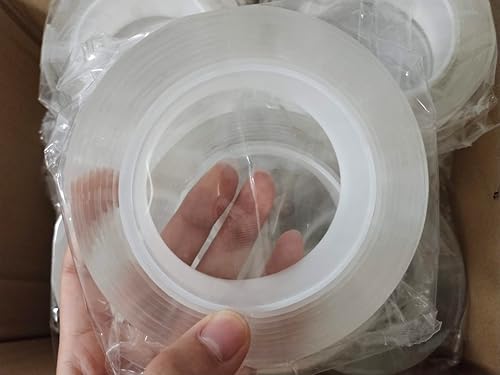 Miniatura 4 de Cinta de doble cara resistente, cinta de pared extraíble, cinta de dos caras (9.84 pies), suministros para el aula, cinta adhesiva para póster