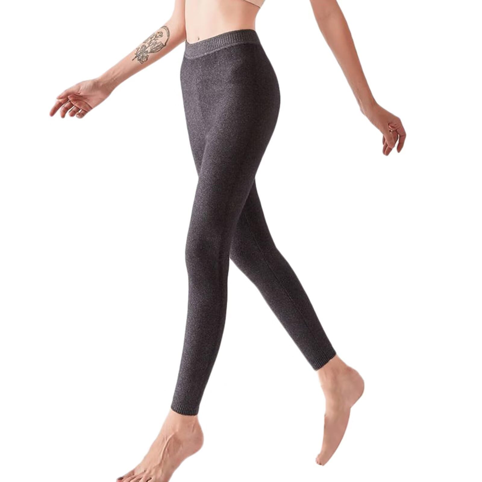 Pantalones térmicos para Hombre Mujer,100% Cachemira Pantalones térmicos de Invierno para Caminar esquí Caza