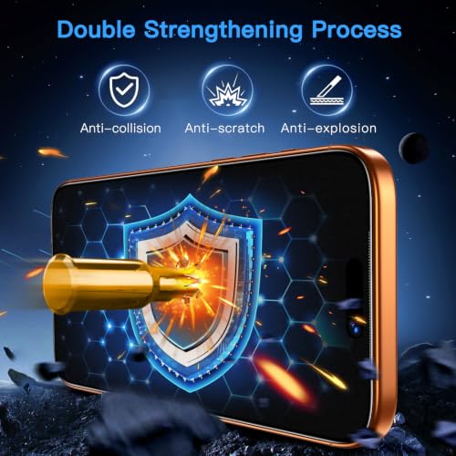 Image of Uyiton for iPhone 17 Pro Max Matte Privacy Screen Protector - 2 Pack