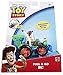 Toy Story Pull and Go Woody and RC Vehicle
