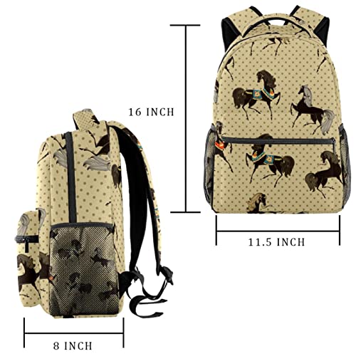 Sac à dos rétro imperméable en taille Medium avec porte-bouteille intégré