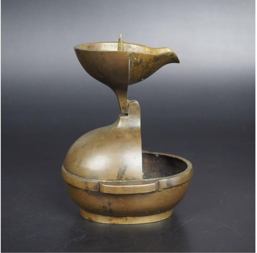 燭台　龍燭台　別府細工　古銅　古民具　古美術　江戸時代 Amazon.co.jp: 江戸～明治期 古銅製折り畳み燭台 携帯燭台 篆刻落款