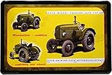  Tin Sign Blechschild 20x30 cm Steyr Daimler Puch Wien Traktor Typ 180 26 PS Bulldog Schlepper Oldtimer Werkstatt Reklame Schild