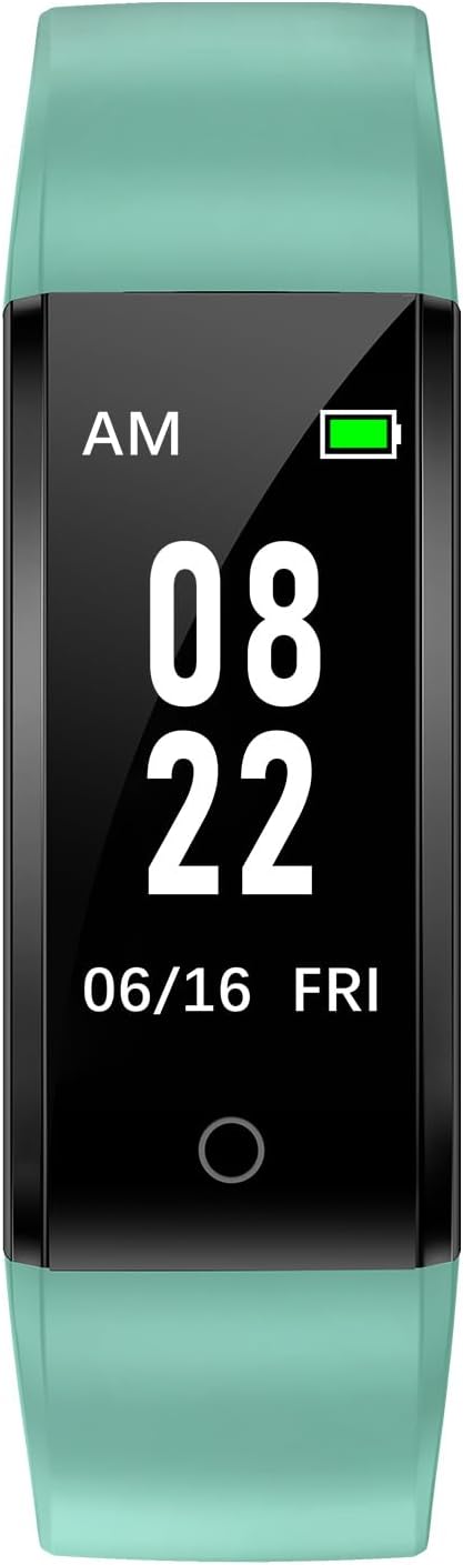 GRV Fitness Tracker Non Bluetooth Fitness Watch No App No Phone Required Waterproof Pedometer Watch with Steps Calories Counter Sleep Tracker for Men Women Parents (Green)