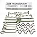 XDP RECREATION Swing Set Trampoline & Patio Metal Ground Anchor Kit (2 Pack)
