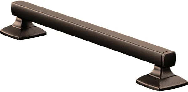 Moen YG5112ORB Bathroom Safety 12-Inch Stainless Steel Transitional Bathroom Grab Bar, Oil-Rubbed Bronze