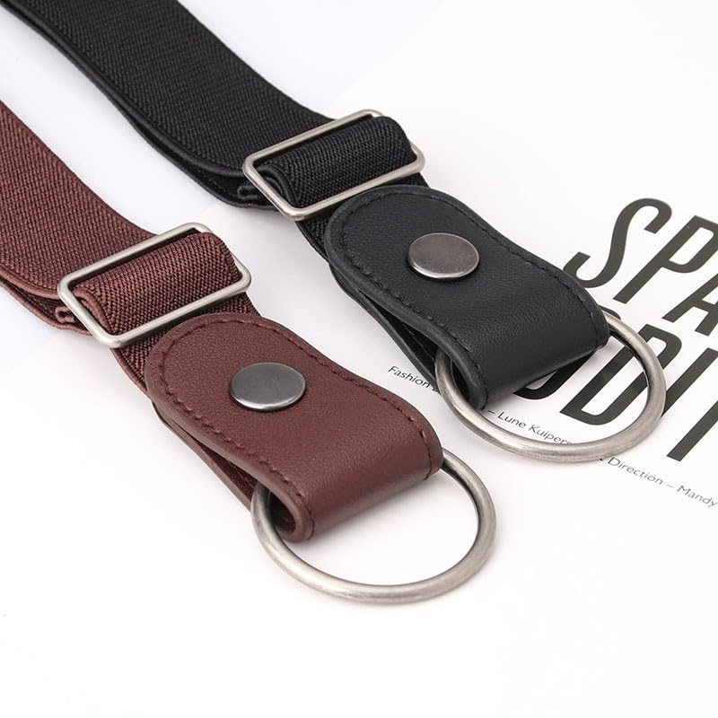 Women's Jeans Belt Seamless Elastic Elastic Female Punch-free Decorative Lazy Belt3