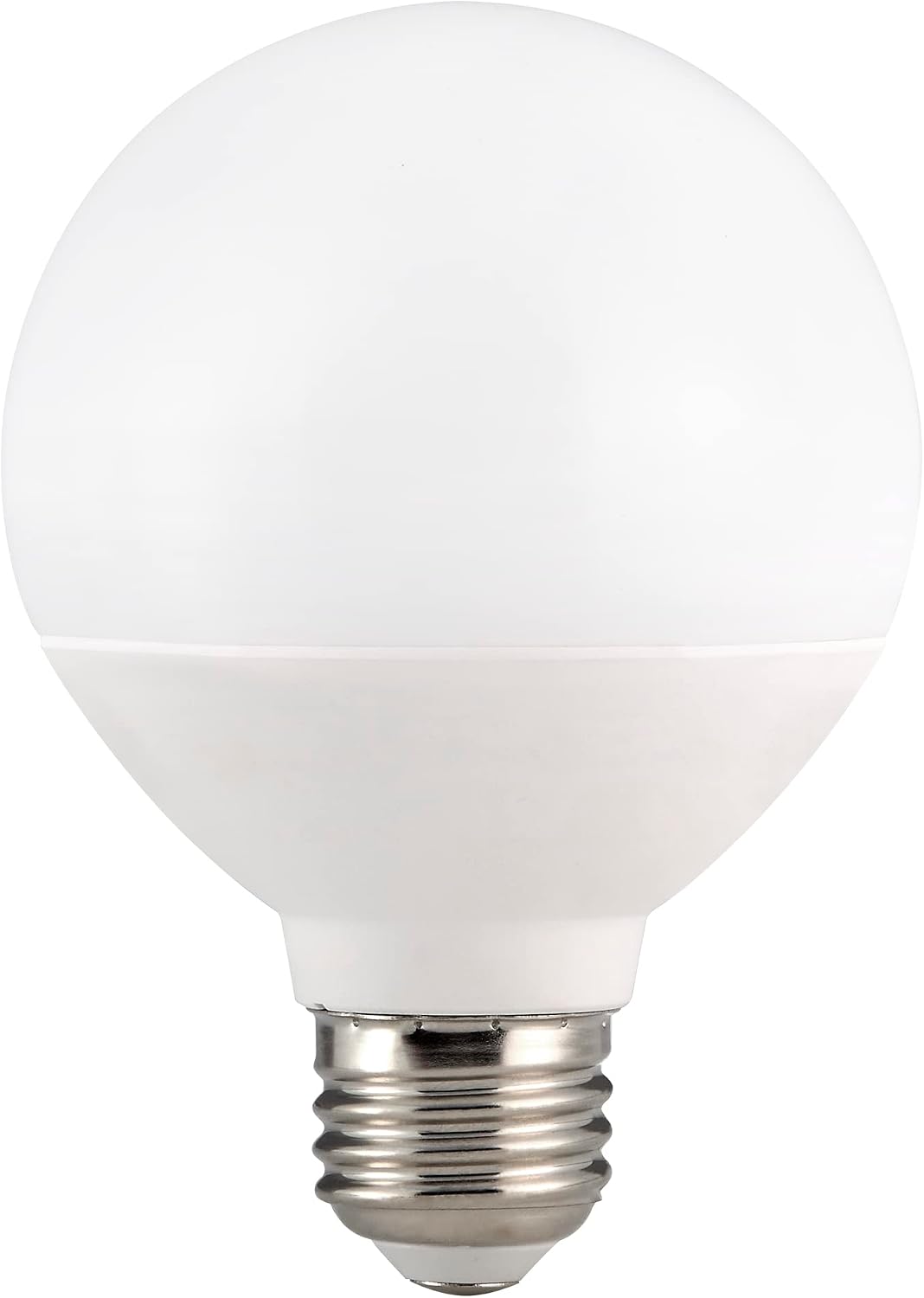 Maxxima G25 LED Light Bulb, E26 Base Globe Bathroom Vanity Makeup Mirror Light Bulbs, 40 Watt Equivalent, 450 Lumens 2700K Warm White (6 Pack)