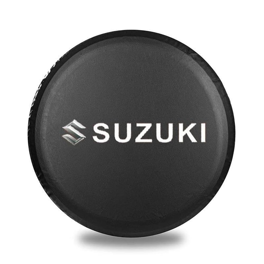 Copertura Ruota di Scorta Auto,per Suzuki Jimny I 1998-2018,Elastico Copriruota Scorta Antipolvere Impermeabili Copriruota Decorazioni,B-15in