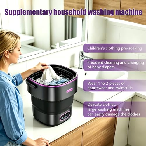 Image of 20L Mini Portable Washing Machine,Portable Washer Mini Lavadora Portatil