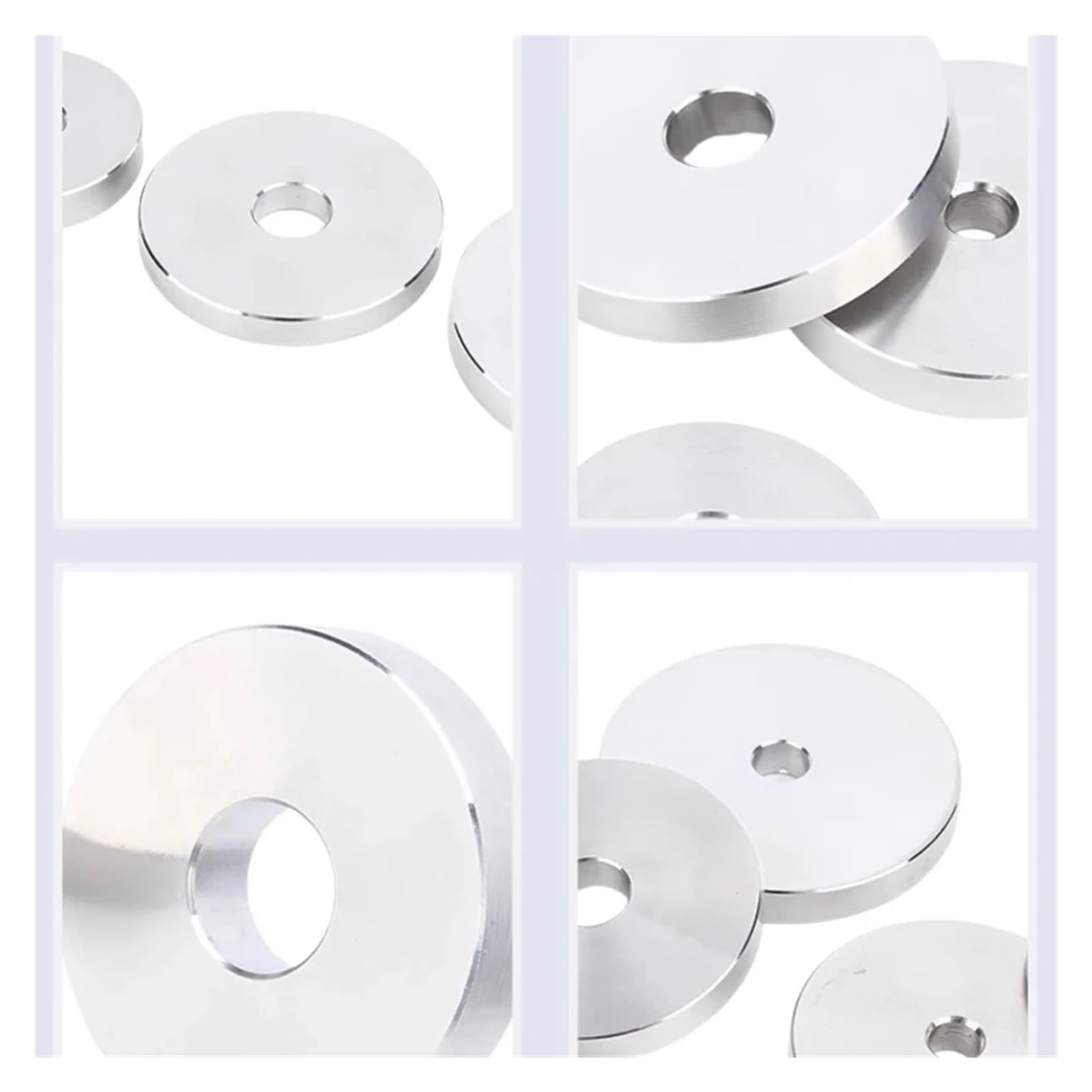Qian Grove Arandelas planas de junta agrandada, arandelas lisas Extra gruesas de acero inoxidable 304 M2 M3 M4 M5 M6 M7 M8 M8.6 M9, 3mm ~ 8mm de espesor(M6x60x8mm(1pcs))