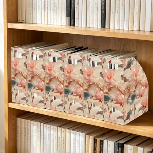 Boîtes de rangement pliables or rose de qualité pour documents et courrier