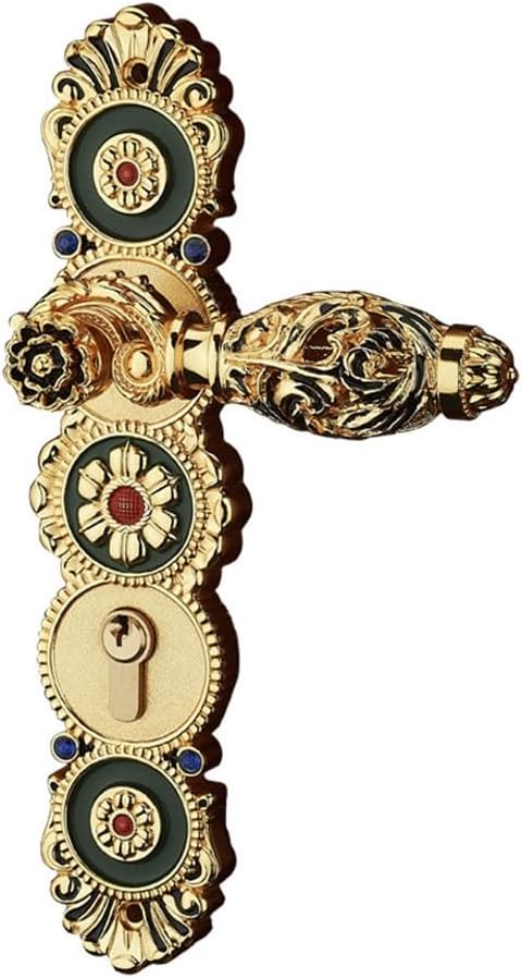 Golden Door Lock Inside Room Lock Cottage Handle Lock Wooden Door Lock