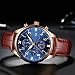 JDHFKS Reloj De Los Hombres, Moda Impermeable Cronógrafo De Los Deportes Analógica...
