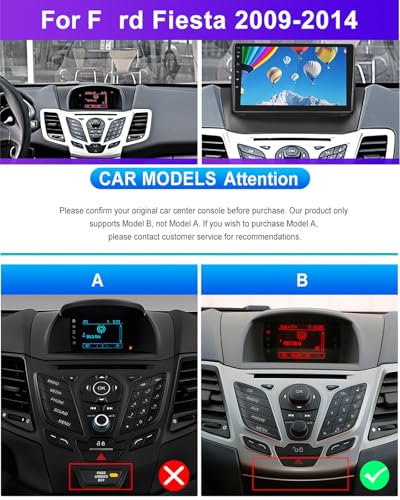 Autoradio Android résout écran d'origine obsolète sur Ford Fiesta 2009-2014 - 2