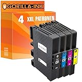 kompatibel mit Ricoh GC41 Gorilla-Ink 4 Druckerpatronen XXL passend zu Ricoh GC-41  Geeignet für Aficio SG3100SNW 3110DN DNW N SFNW 3120BSF BSFN BSFNW 7100DN SG-K3100DN