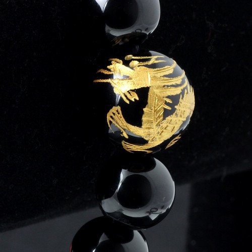 Merdia Weekly Promotion 30% Discount Men's Tiger Eye Stone Elastic Bead Bracelet With Dragon Pattern Bead (12Mm Yellow) For Father's Day! #TOP2