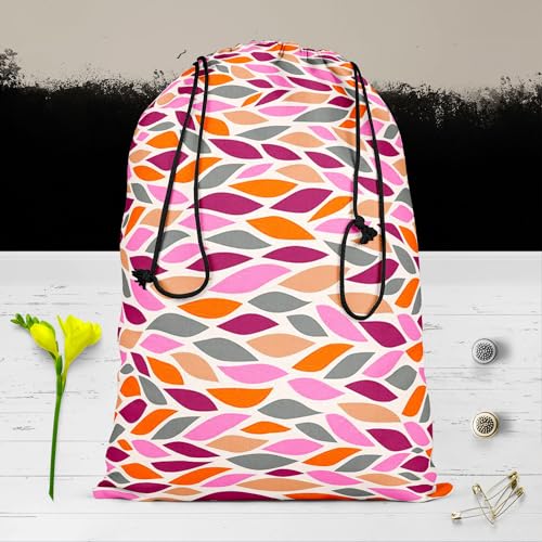 Image of ArtzFolio Autumn Leaf D6 | Reusable Sack Bag | Bag for Gym, Storage, Vegetable & Travel