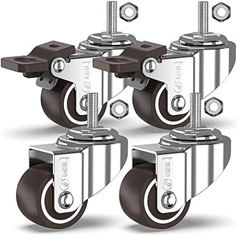 GBL 1" Small Caster Wheels with Brakes Cover