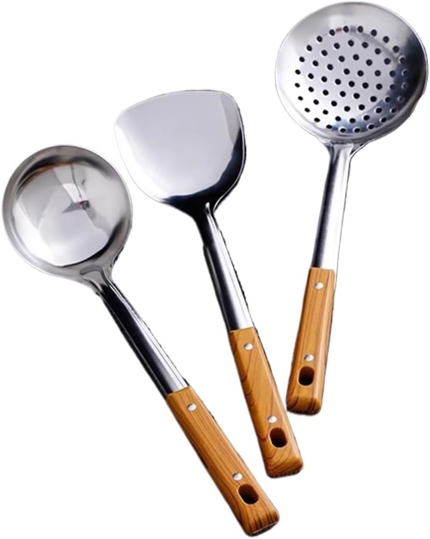 DUYHBAWRS-779 Kitchen Utensils Set, For Non-stick Pan Kitchen Tool Ladle And Wok Spatulas