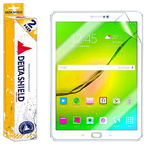 Deltashield Screen Protector For Samsung Galaxy Tab S3 (Samsung Galaxy Tab S2 9.7 Inch)(2-Pack) Anti-Bubble Military-Grade Clear Tpu Film #TOP4