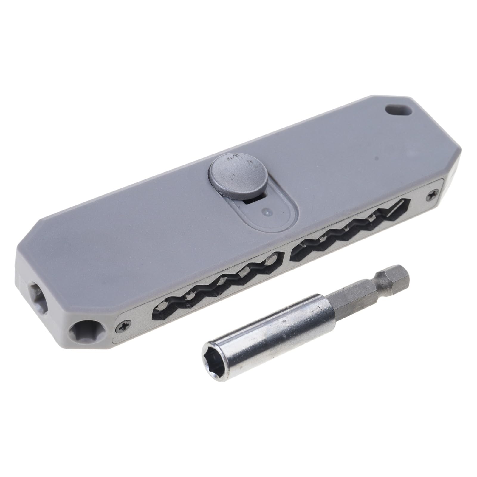 Kalttoy Silver Compact Pocket Proportioned Multiple Tool For Carry And Outdoor Tasks Constructed With Permanent Aluminum Alloy For Permanent Execution Bit Tool Aluminum Alloy