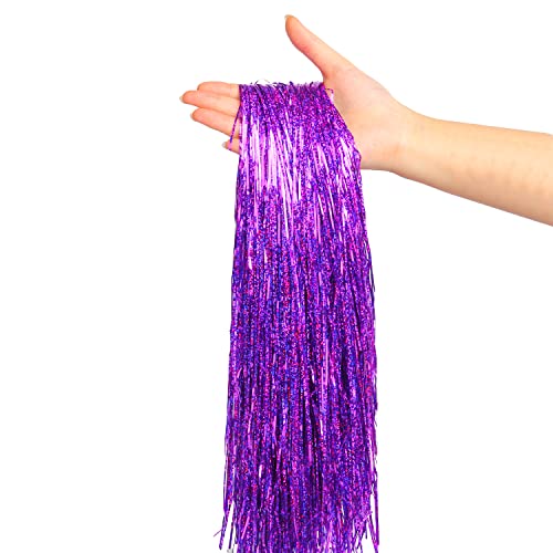 VEYLIN Lametta-Eiszapfenstränge, Weihnachts-Eiszapfen-Lametta für...