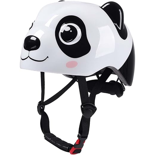 Kids Bicycle Helmet Cartoon Panda