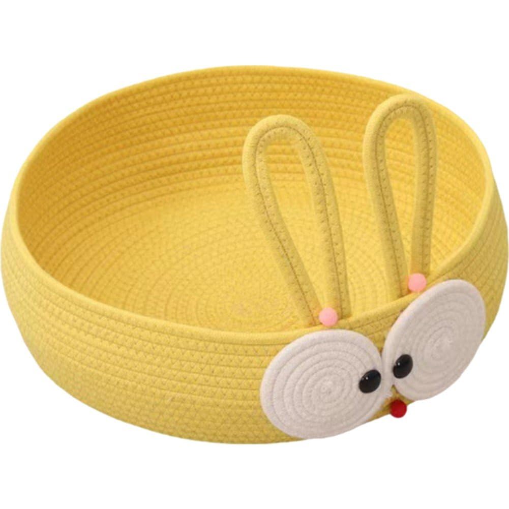 Lits de couchage pour chat mignon et paniers de nid en textile tressé