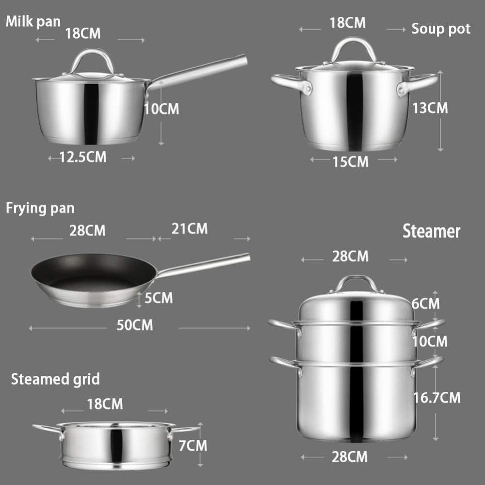 鍋とフライパンセット - 調理器具3点セット ノンスティック - IH対応