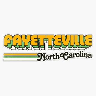 Fayetteville Nc City Stripes Sticker Bumper Sticker Vinyl Decal 5"