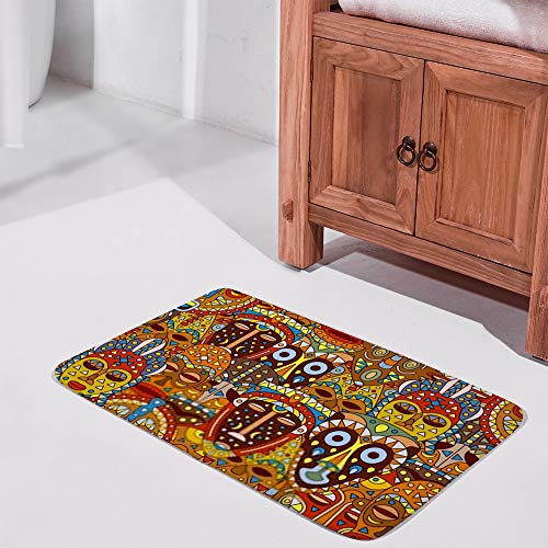 Tapis de bain de qualité supérieure velours corail Ruchen