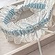 luckaide Strumpfband Blau Hochzeit, Braut Geschenk, Garter Belt, Strumpfbänder, Blaues Strumpfband Hochzeit Damen White Lace Garter Strumpfbänder(Blau - Weisses)