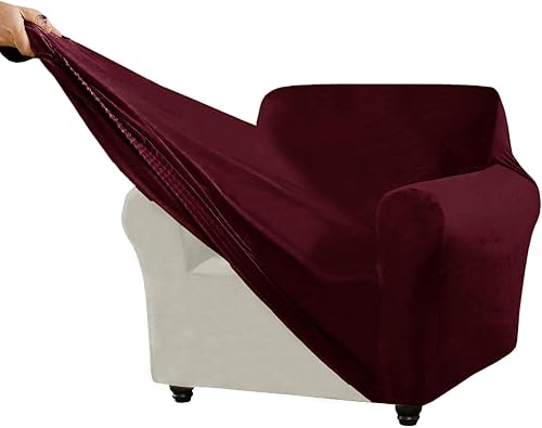 Miniatura 91 de Funda para Sofá de Terciopelo, Fundas Elásticas para Sofá para Funda Principal Separada/Respaldos y Cojines de Asiento, Funda para Sofá, para Fundas