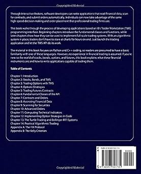 Algorithmic Trading with Interactive Brokers (Python and C++)