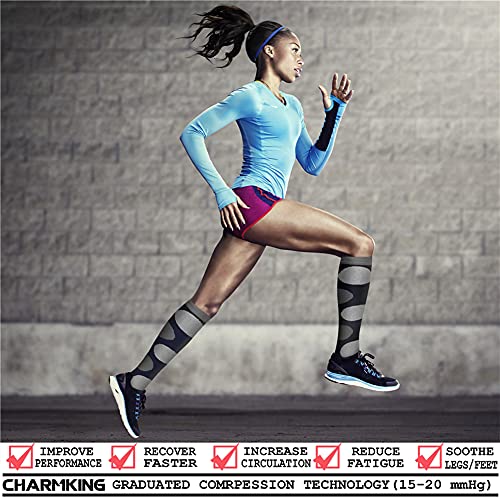 Image of Compression Socks (7 Pairs), 15-20 mmhg is BEST Graduated Athletic & Medical for Men & Women, Running, Flight, Travel, Nurses, Pregnant - Boost Performance, Blood Circulation